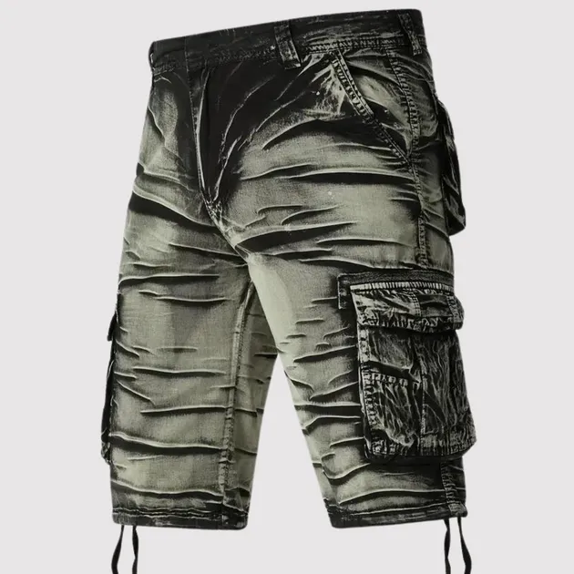 Anton - Herren Cargo-Short mit Stickerei