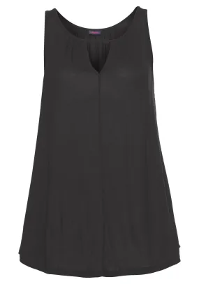Buffalo Strandtop T-Shirt Damen schwarz im Online Shop von kaufen