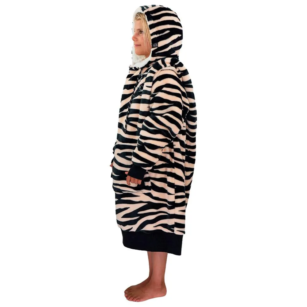 Poncho All-In ---Poncho Plaid Junior Zebra
