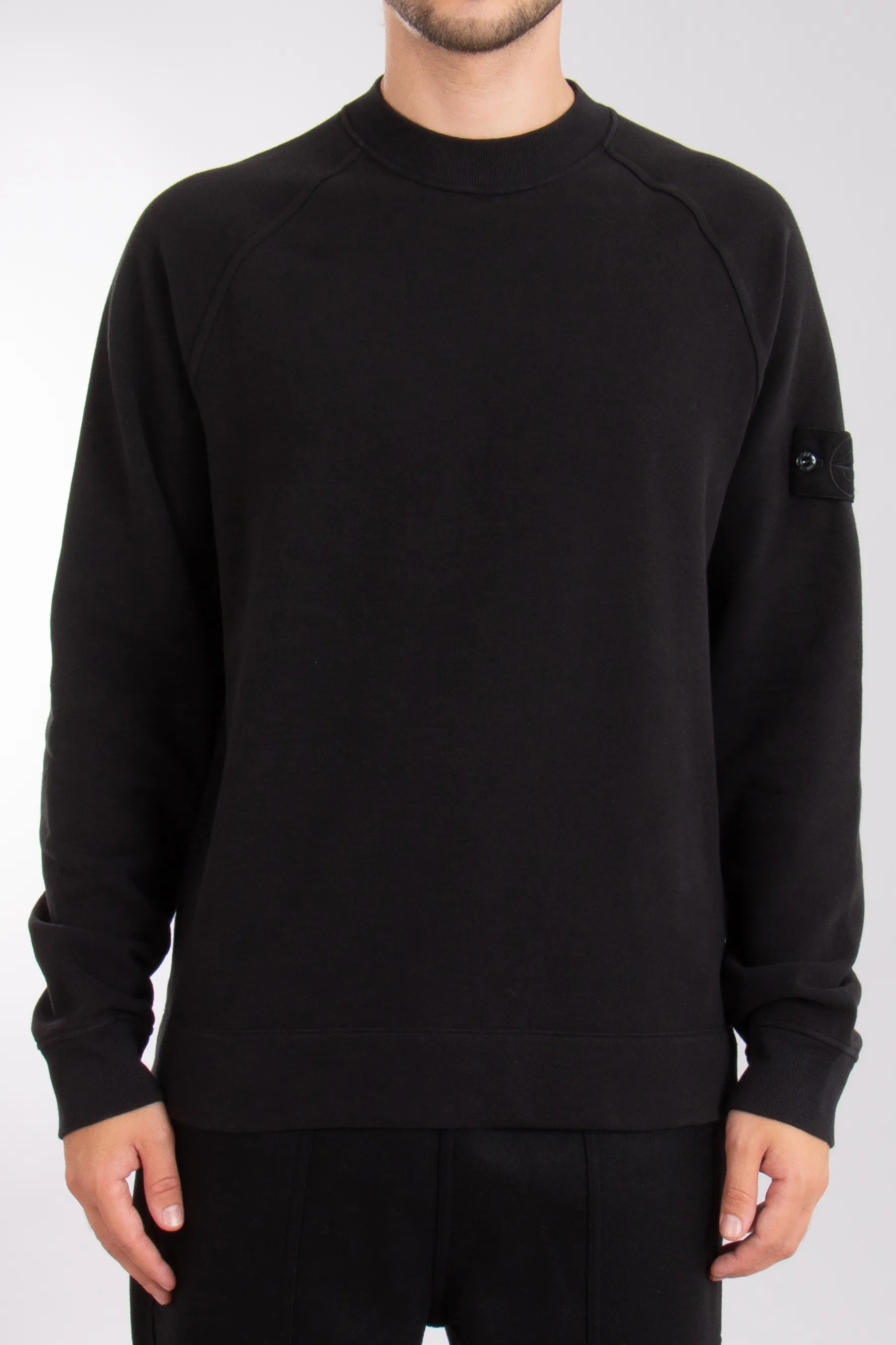 STONE ISLAND Ghost Piece Organic Cotton Stretch Sweatshirt  