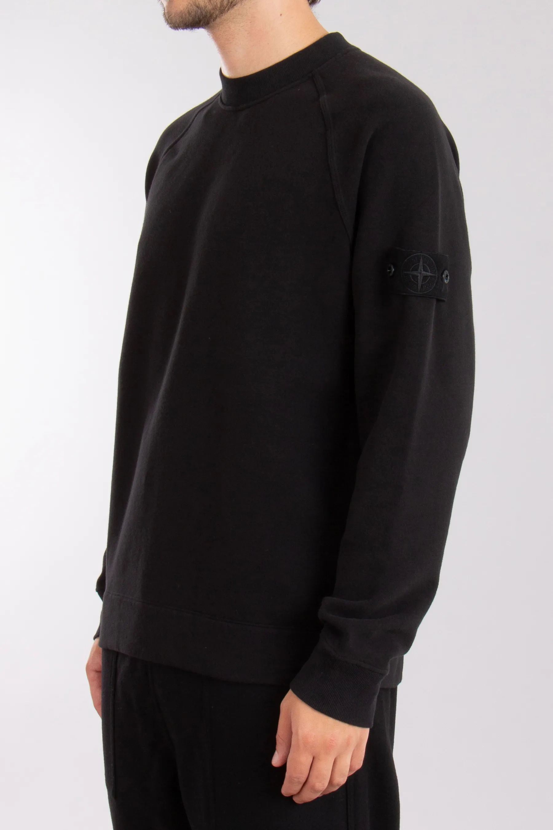 STONE ISLAND Ghost Piece Organic Cotton Stretch Sweatshirt  