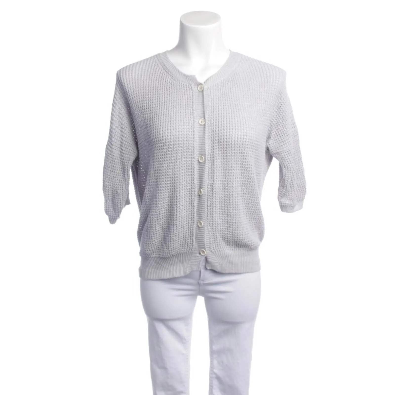 Strickjacke 36 Grau