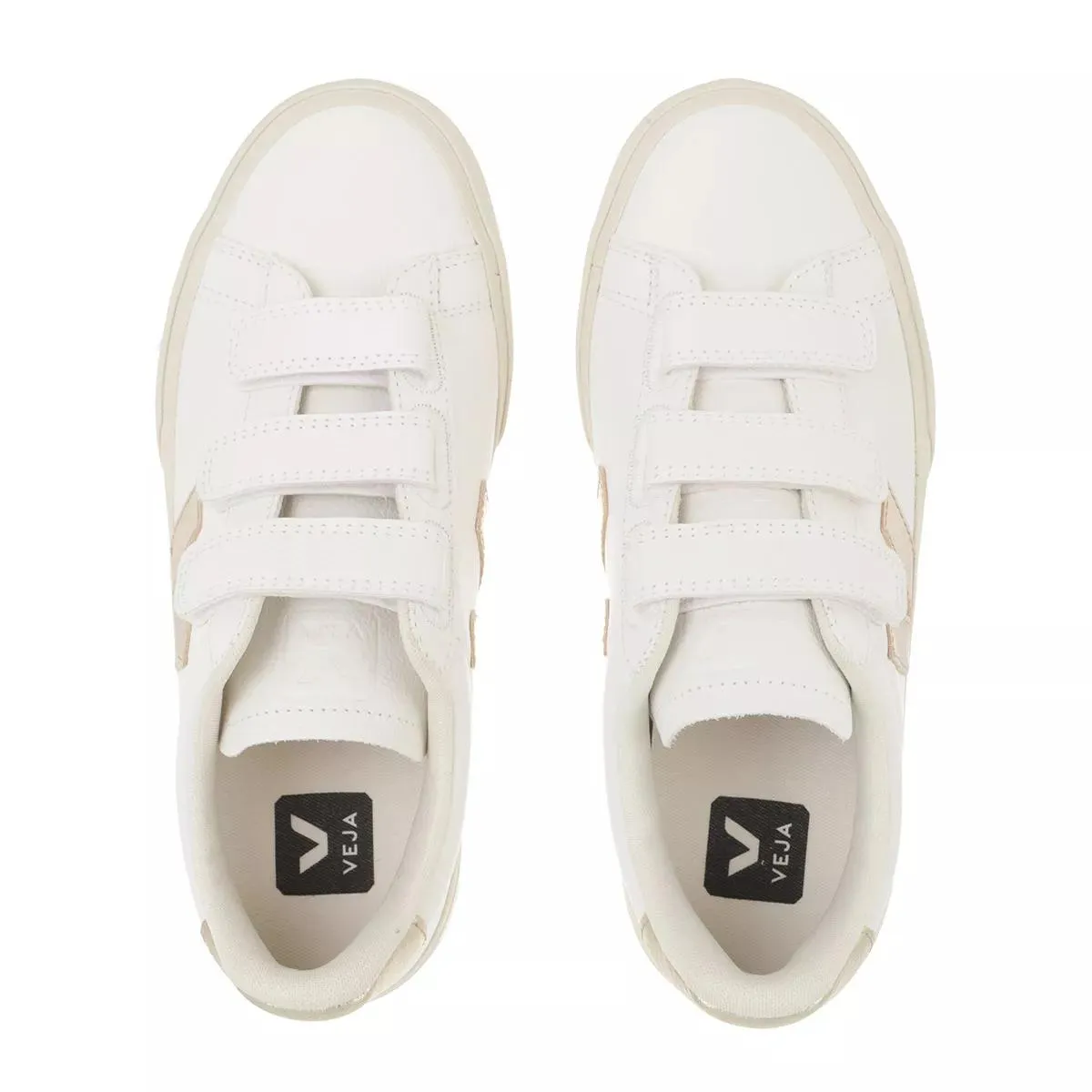   Veja  Recife Logo Chromefree  Extra White Platine  Low-Top Sneaker 